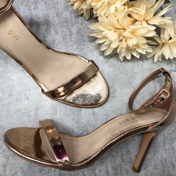 Madden girl gold heels Clearance